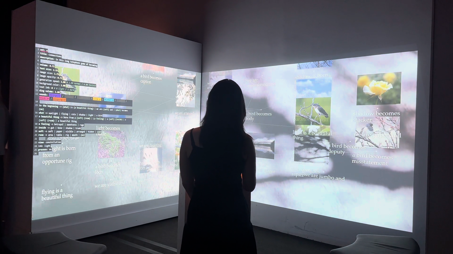 Live Poetry installation view