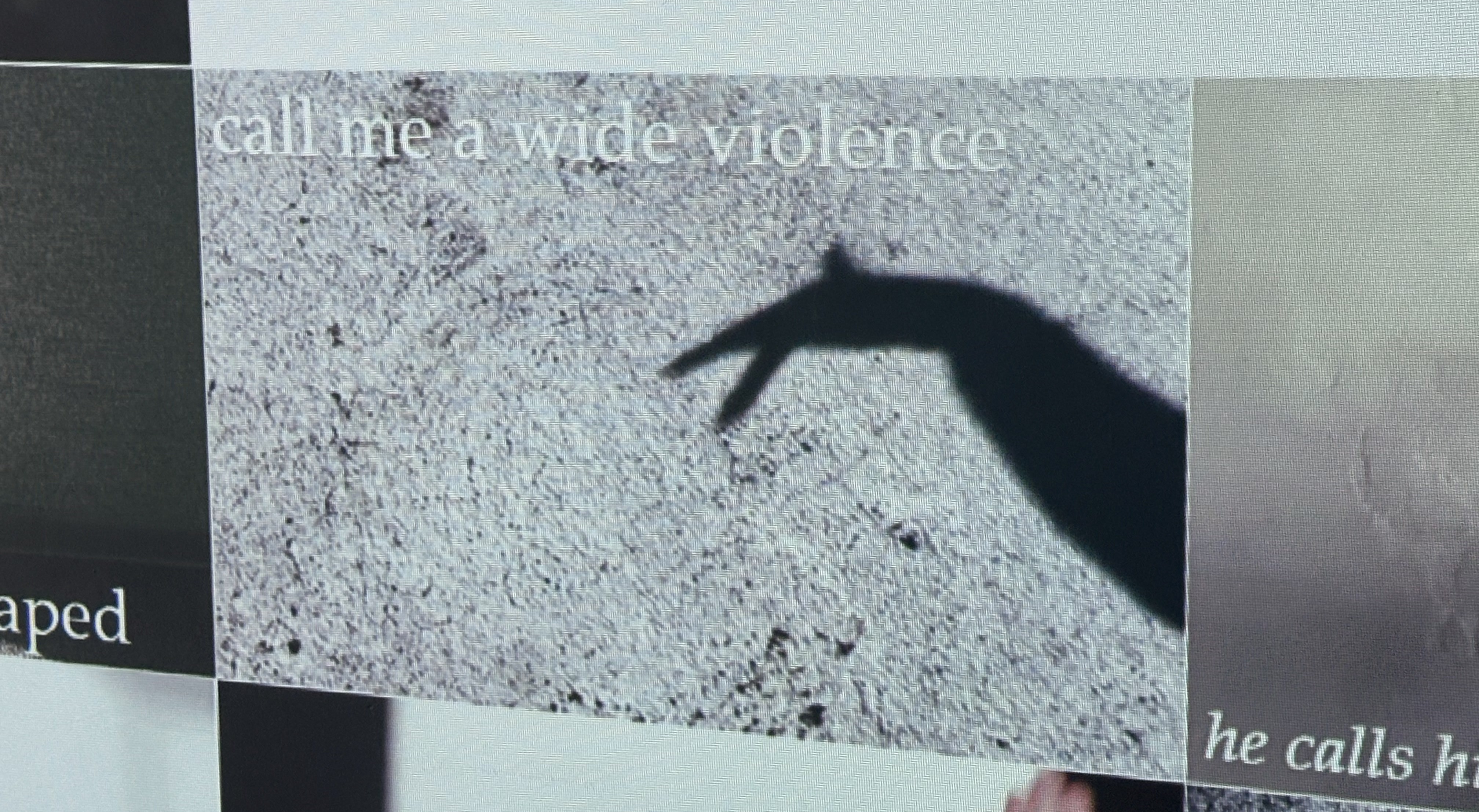 Live Poetry installation view