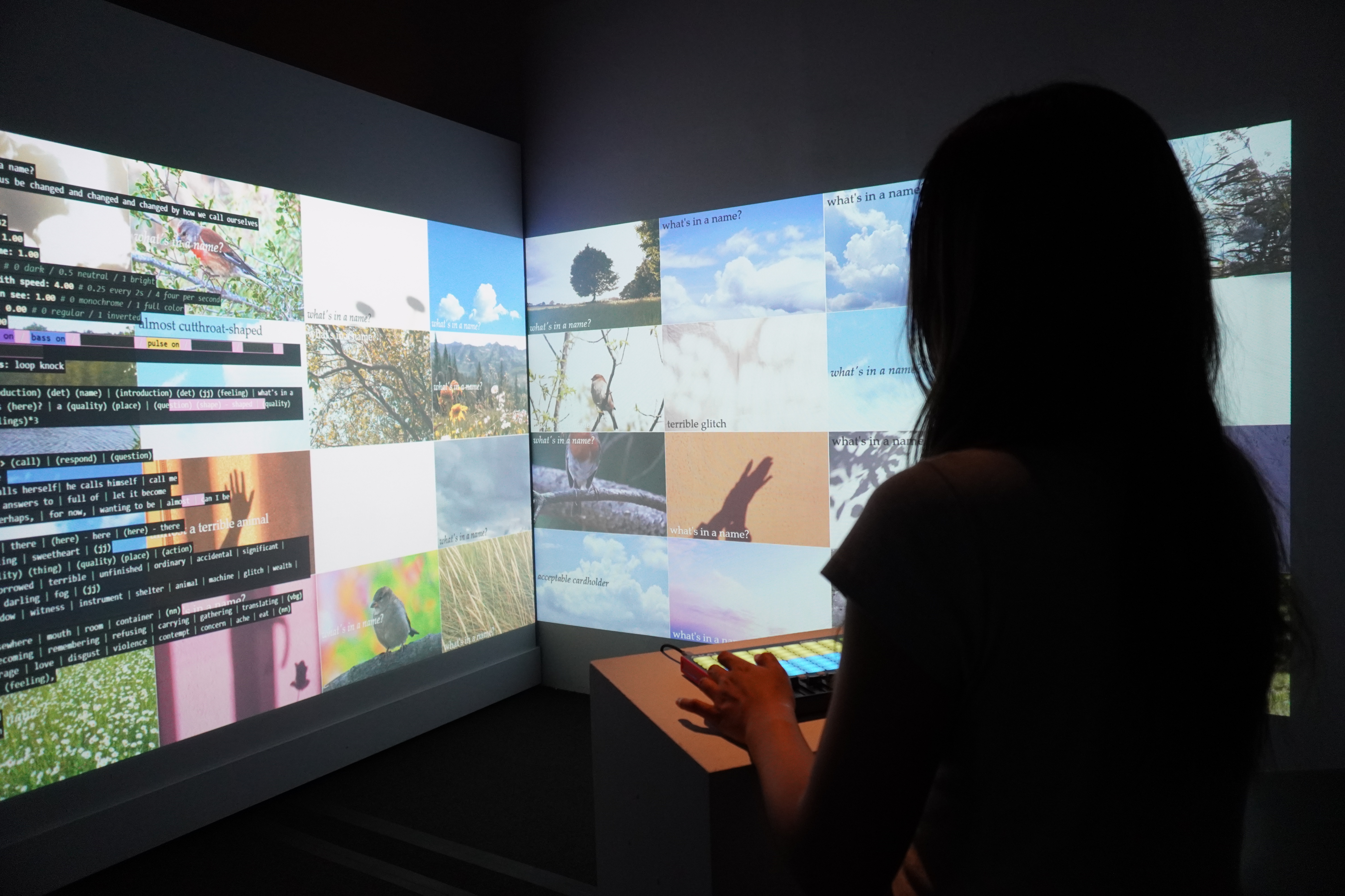 Live Poetry installation view