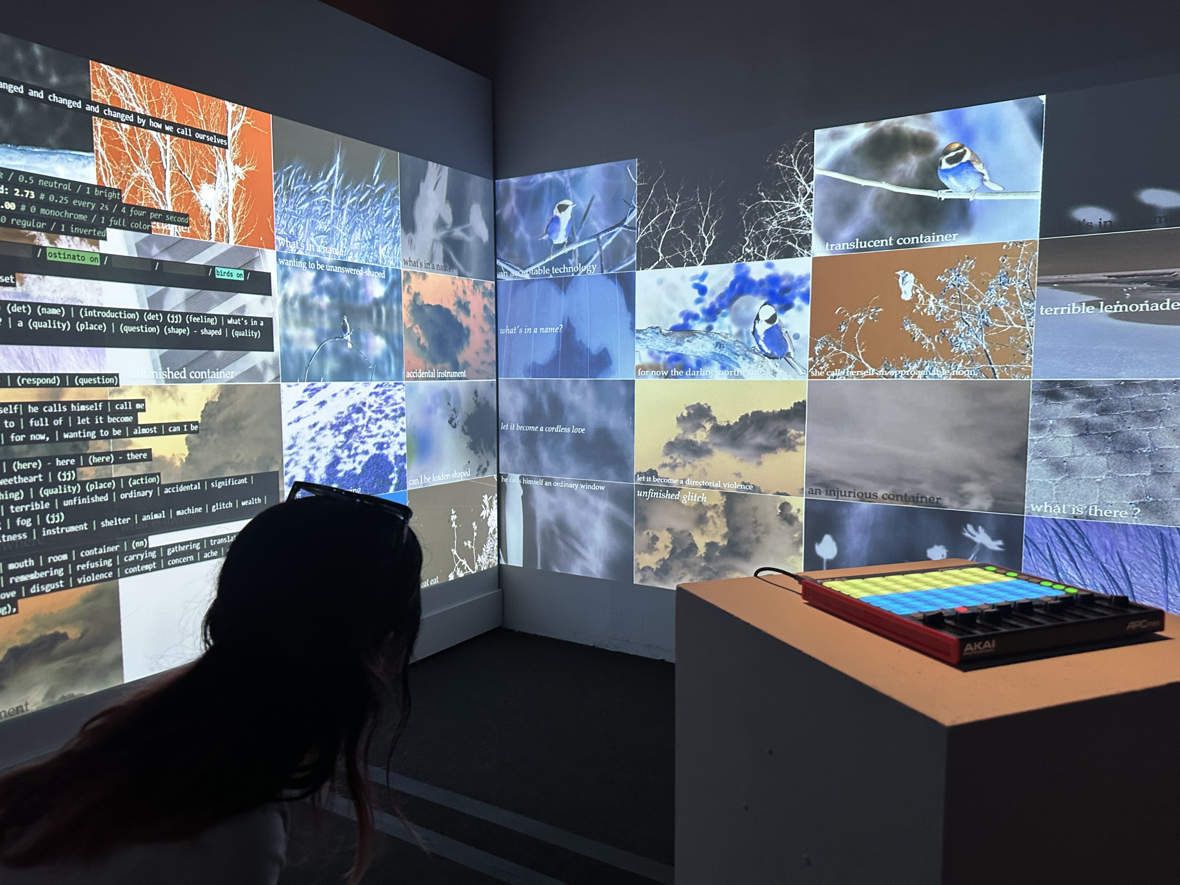 Live Poetry installation view