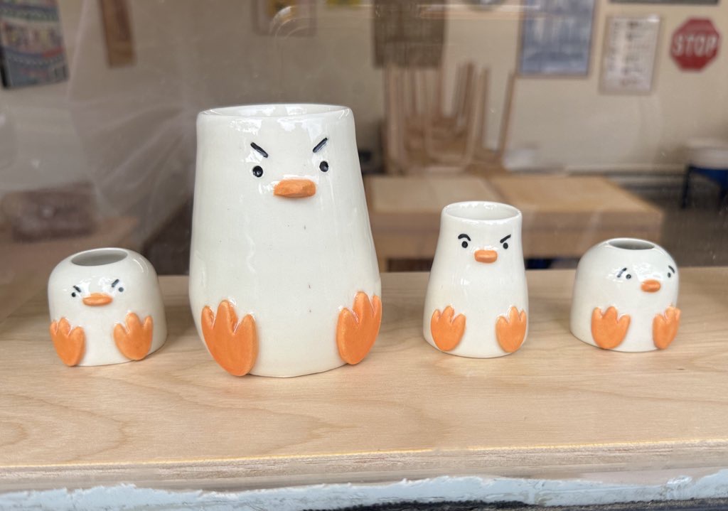 Ceramic duck
